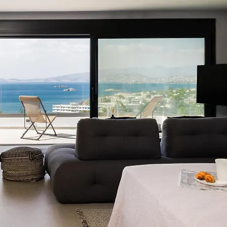 Experience Penthouse By Athens Riviera Suites Saronida Exterior photo